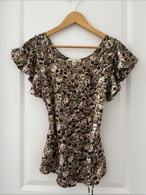 Banana Republic Silk Floral Top